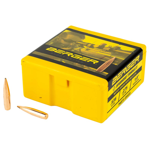 BERGER 6MM 105GR BOAT TAIL TARGET PROJECTILES BERGER-24433