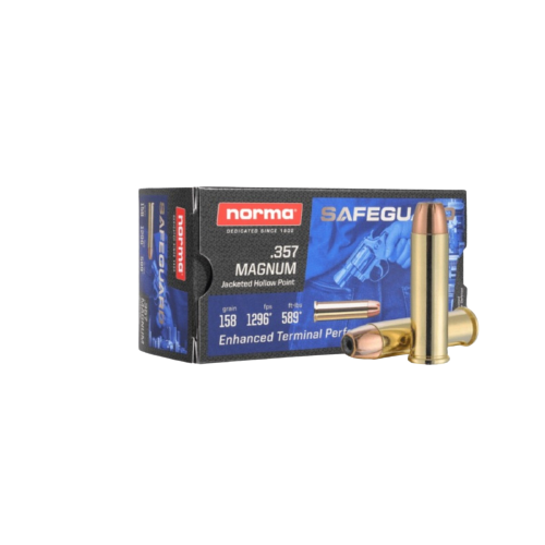 NORMA USA NORMA SAFEGUARD 357MAG 158GR JHP 50RDS NORMA-620640050