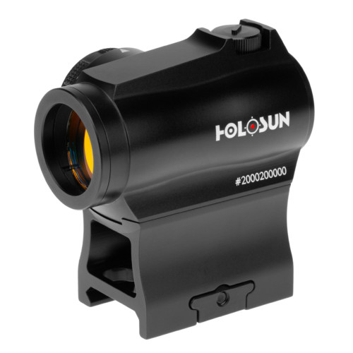 HOLOSUN GOLD RETICLE W/X2 MOUNT ADAPTERS CLOSED RED DOT 1X20MM 2MOA 509T/M1913 MRS BLACK