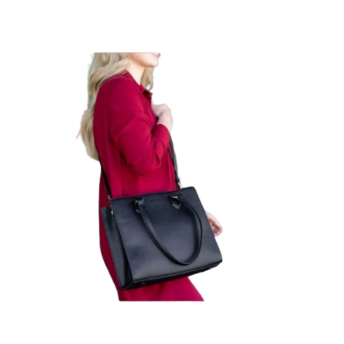 ALIEN GEAR HOLSTERS TACTICA COMPACT CONCEALED CARRY HANDBAG BLACK PLEATHER TACTICA-TT-PR-M0160-BK-D