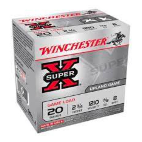 WINCHESTER SUPER-X 20GA 2.75IN 7/8OZ 8SHOT 250RDS
