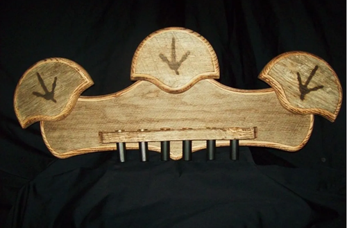 CUSTOM BARNWOOD PLAQUES Custom Barnwood Plaques Triple Turkey Fan Display CBP-TRIPLEFANDISPLAY