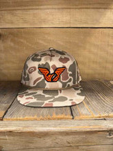 WINTER TIMBER HARVEST DUCK CAMO LIGHT BROWN ROPE HAT WTO-256P-HRVLTBN-A