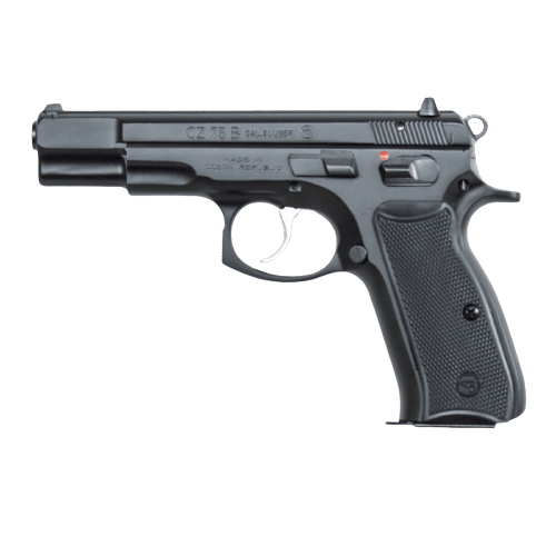 CZ 75 B 9MM PISTOL SINGLE-ACTION 4.60IN BLACK OPTIC READY 2-10RD MAGS MANUAL SAFETY