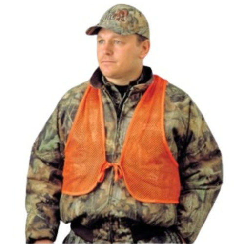 HUNTER SPECIALTIES ADULT MESH SAFETY VEST ORANGE