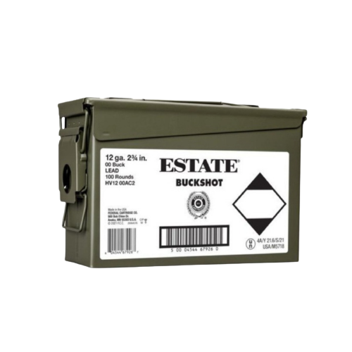 ESTATE ESTATE HIGH VELOCITY 00 BUCK 12GA 2.75IN 9PEL 25RDS EST-HV12BK25