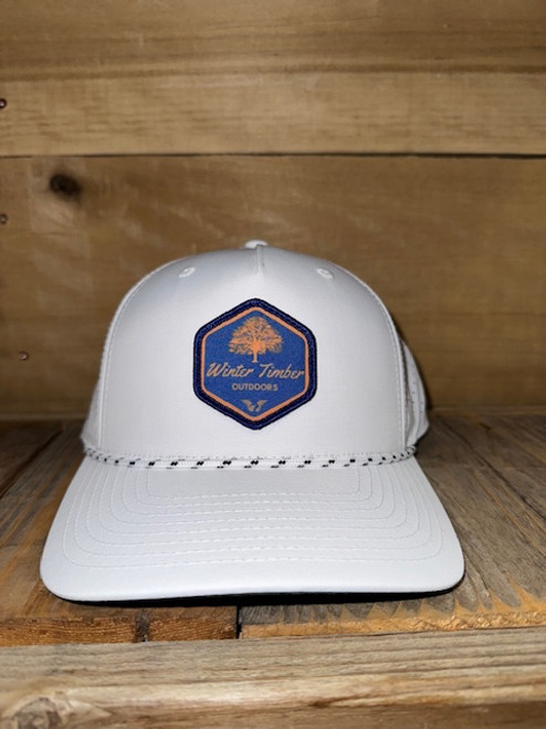 SOLID WHITE/WHITE-BLACK HAT