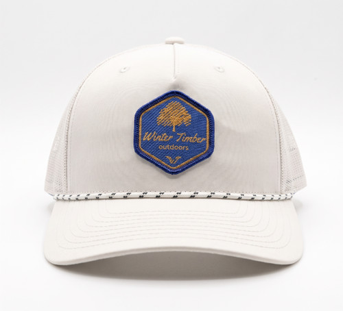 WINTER TIMBER SOLID WHITE/WHITE-BLACK HAT WTO-355-WB-A