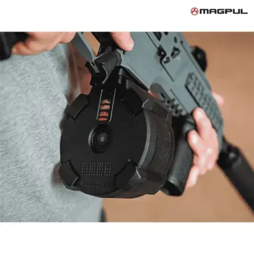 MAGPUL MAGPUL PMAG D-50 SCORPION EVO 3, 3+ 9MM 50RD DRUM MAGAZINE MAGPUL-MAG1035-BLK