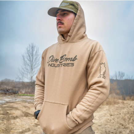 DIVE BOMB INDUSTRIES SCRIPT TEXT HEAVYWEIGHT HOODIE SCRIPT TEXT HEAVYWEIGHT HOODIE