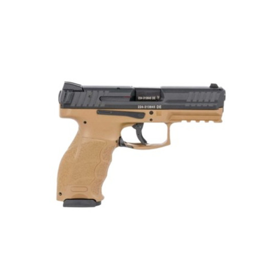 HK VP9 9MM PISTOL SEMI-AUTO 4.09IN FLAT DARK EARTH 2-17RD MAGS