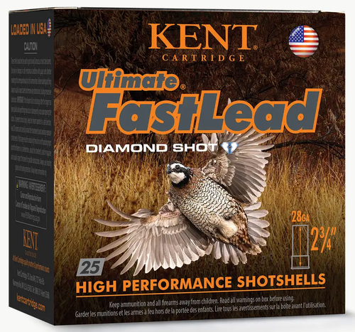 KENT KENT ULTIMATE FASTLEAD 28GA SHOTSHELL 2.75IN 6# 7/8OZ 25RDS KENT-K28UFL24-6