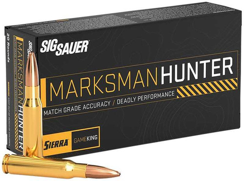 SIG SAUER SIG MARKSMAN HUNTER 243WIN RIFLE AMMO 85GR 20RDS SIG-E243GK85-20