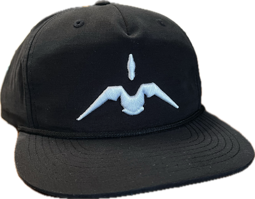 MIGRA BLACK BIRD ROPE HAT