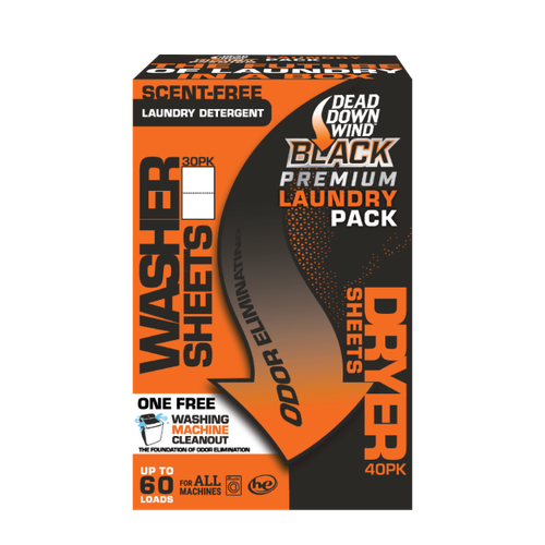 DEAD DOWN WIND DEAD DOWN WIND BLACK PREMIUM LAUNDRY DETERGENT SHEET/DRYER SHEET COMBO DDW-117600