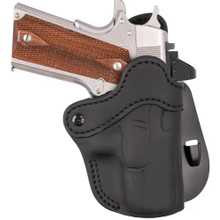 1791 GUNLEATHER 1791GL OPTIC READY HOLSTER OWB PADDLE SIZE:2.1/MULTI-FIT RH STEALTH BLACK LEATHER 1791GL-OR-PDH-2.1-SBL-R
