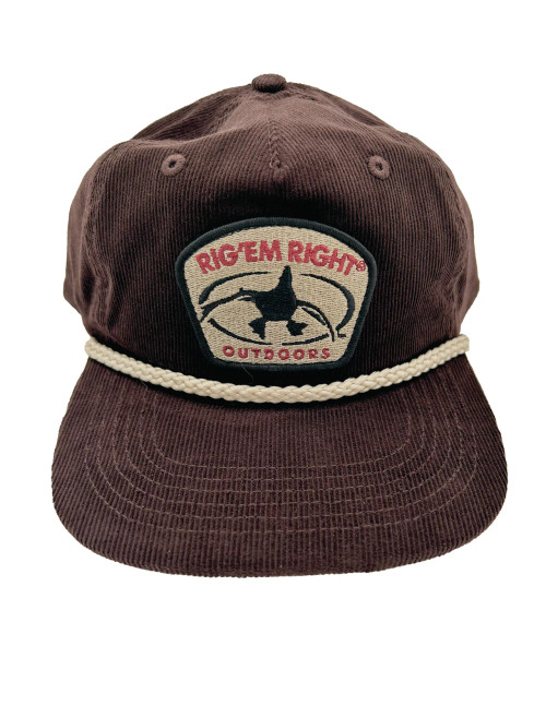 Brown Corduroy Hat