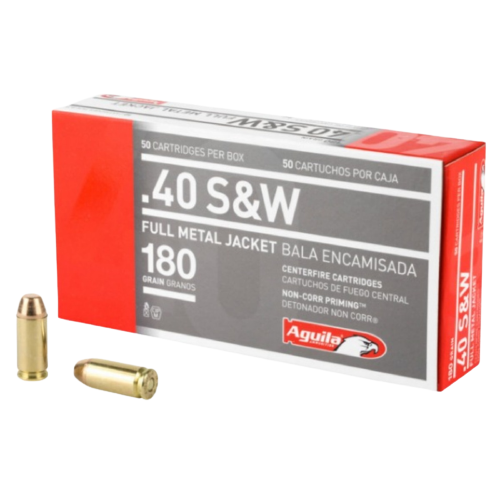 40S&W/180GR/FMJ/50RDS AGUILA-1E402110