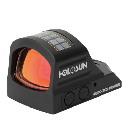 HOLOSUN HS705C-GR GREEN RETICLE RED DOT .63X.91IN 2MOA FP:RMR MRS BLACK