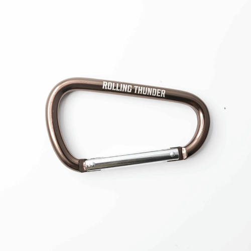 OVERSIZED CARABINER BROWN