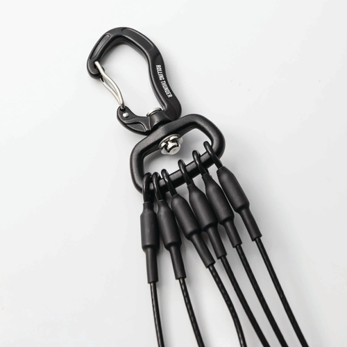STAINLESS STEEL DUCK TOTE W/CARABINER BLACK