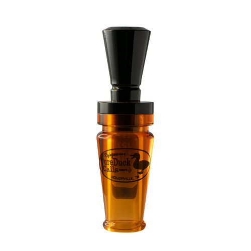 ROLLING THUNDER Rolling Thunder Game Calls PureDuck2 J- Frame Acrylic Duck Call - Bourbon/Black RTGC-DC014-2-BRB