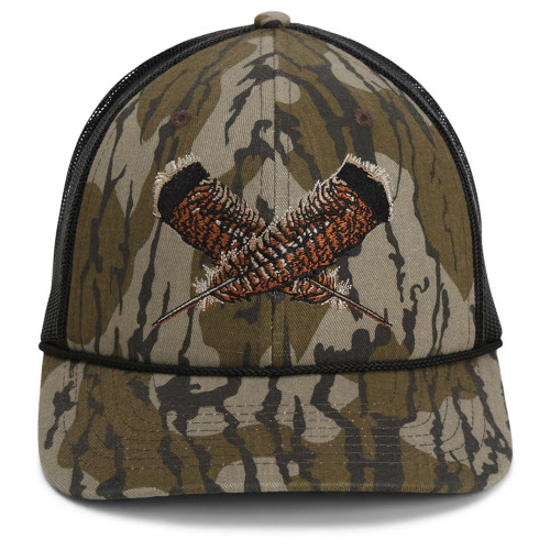 TURKEY FEATHER MESHBACK CAP