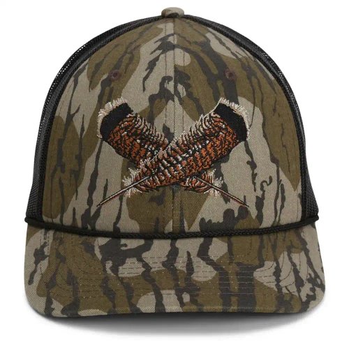 PARAMOUNT OUTDOORS TURKEY FEATHER MESHBACK CAP PMOUNT-PAO1060