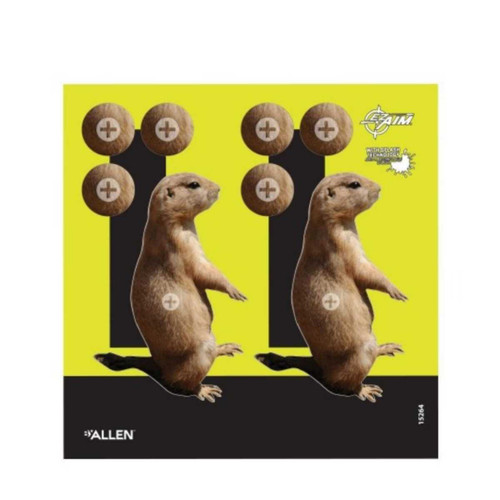 ALLEN ALLEN EZ AIM SPLASH NON-ADHESIVE 8X8 PRAIRIE DOG, 6 PACK ALLEN-15264