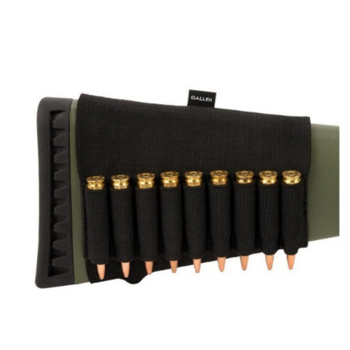 ALLEN SHELL HOLDER RIFLE CARTRIDGE BUTTSTOCK BLK