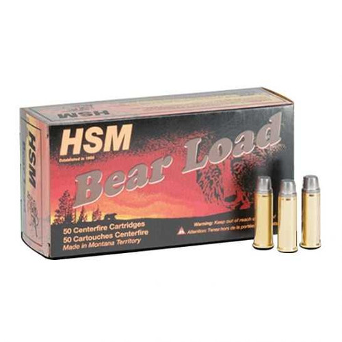 HSM HSM Bear Load 454 Casull 325 gr Wide Flat Nose 50 Per Box/ 10 Case - 454C4N HSM-454C-4-N