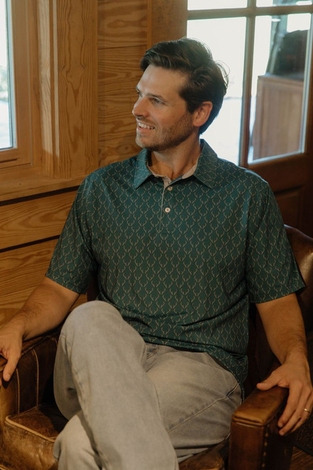 LOVE OF THE HUNT PRINTED POLO