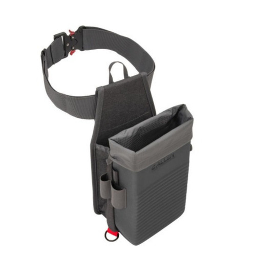 ALLEN COMPETITOR DOUBLE COMPARTMENT SHELL BAG GREY MOLDED