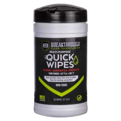 BREAKTHROUGH BREAKTHROUGH SYNTHETIC CLP QUICK WIPES 50CT BRKTHR-BT-CLP-QW-50