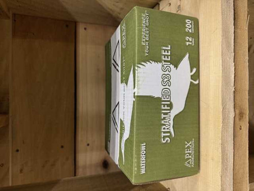 APEX AMMUNITION APEX STR 12GA AMMO 3IN 1 1/4OZ 2/4# 200RDS APEX-STR12CASE