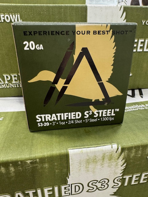 APEX STR 20GA AMMO 3IN 1OZ 2/4# 25RDS