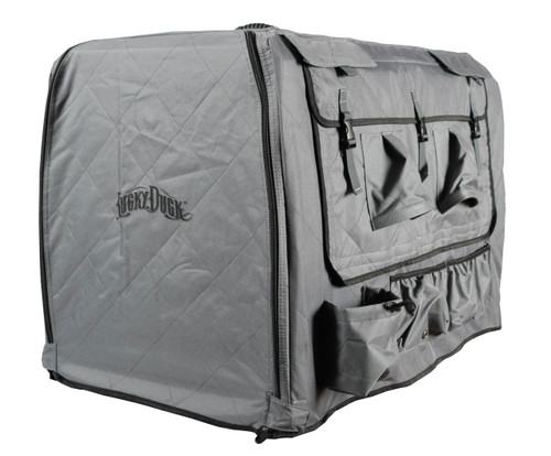 LUCKY DUCK KENNEL COVER INTERMEDIATE STORM GREY