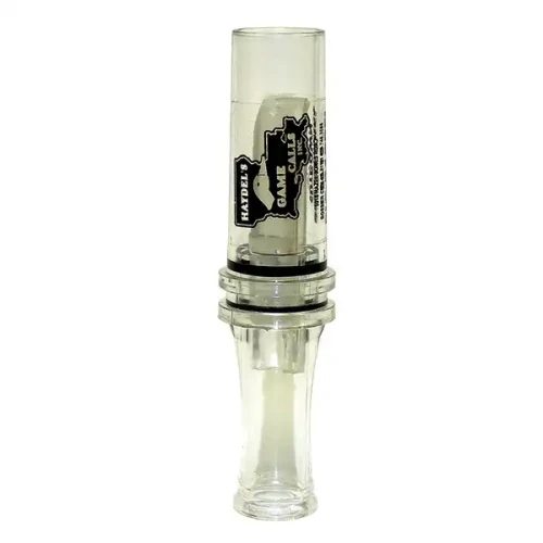 HAYDEL'S Haydel's Game Calls BC10 Big Barreled Open Call Single Reed Mallard Duck Call Clear Plastic HAYDEL-BC-10
