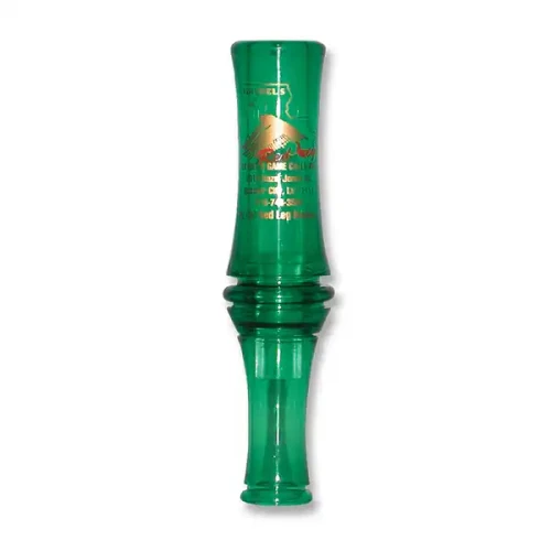HAYDEL'S Haydel's Game Calls RL99 "Redleg" Mallard Open Call Double Reed Mallard Duck Call Green Plastic HAYDEL-RL-99