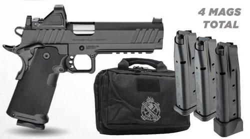 SPRINGFIELD ARMORY Springfield 1911 Prodigy 5" 9mm 20rd / 17rd Pistol Package with Viridian RFX11 Green Dot Optic, Black - PH9119AOS-PAC SPRING-PH9119AOS-PAC