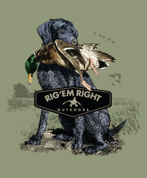 RIG EM RIGHT RIG EM RETRIEVER TEE RIG EM RETRIEVER TEE