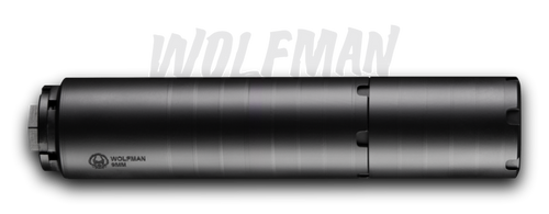DEAD AIR Dead Air Wolfman 9mm Suppressor Black w/ 1/2x28 DT Mount - WOLFMAN DAIR-WOLFMAN