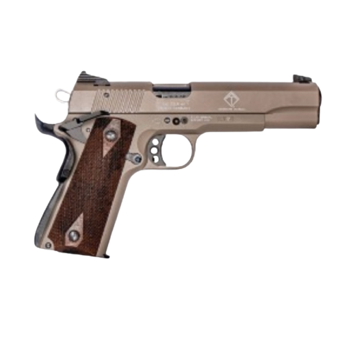 AMERICAN TACTICAL GSG M1911 HGA 22LR PISTOL SEMI-AUTO 5IN BLACK/WOOD GRIP OPTIC READY 10RD MAG MANUAL SAFETY