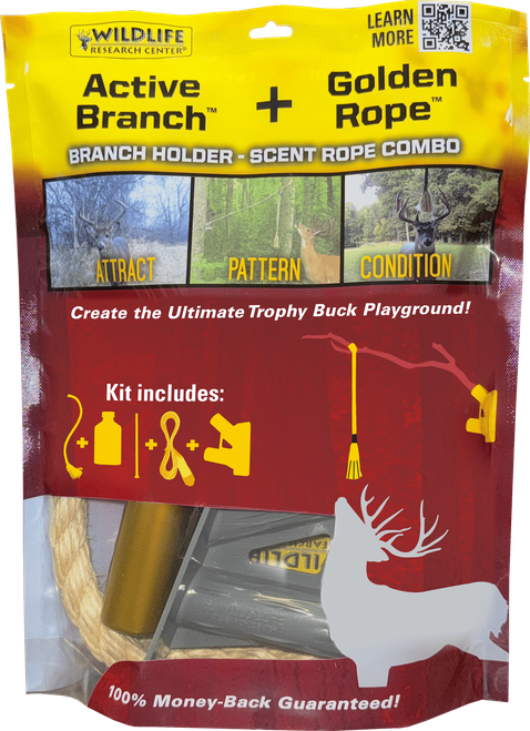 WILDLIFE RESEARCH CENTER GOLDEN ROPE SCENT ROPE KIT DEER 3 ROPES WRC-397-4