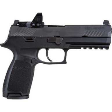 SIG SAUER Sig Sauer P320 Nitron 9mm 17rd Full-Size Handgun w/ ROMEO1 Pro Red Dot Sight - 320F-9-B-RXP SIG-320F-9-B-RXP