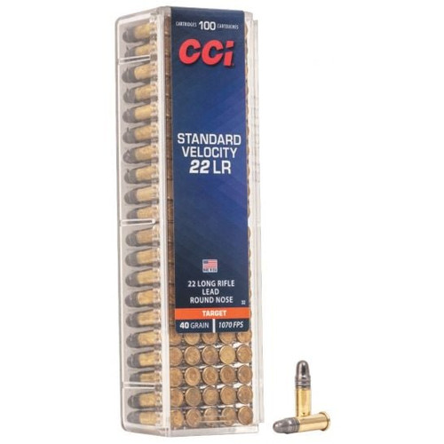 CCI STANDARD VELOCITY 22LR 40GR LRN 100RD CCI STANDARD VELOCITY 22LR 40GR LRN 100RD