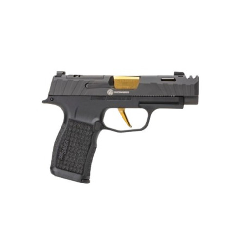 SIG P365XL SPECTRE COMP 9MM PISTOL SEMI-AUTO 3.1IN BLACK/GOLD FP:RMSC 2-10RD MAGS
