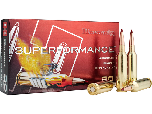 HORNADY SUPERFORMANCE 22 CREEDMOOR RIFLE AMMO 62GR CX 20RDS HORN-83413