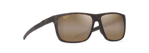 MAUI JIM MAUI JIM LEHOPULU MATTE DARK HAVANA W/HCL BRONZE POLARIZED MAUI-H598-10