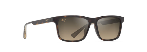 MAUI JIM MAUI JIM OKINA SHINY DARK HAVANA W/HCL BRONZE POLARIZED MAUI-HS587-10
